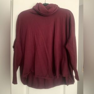 Burgundy Tunic Sweater